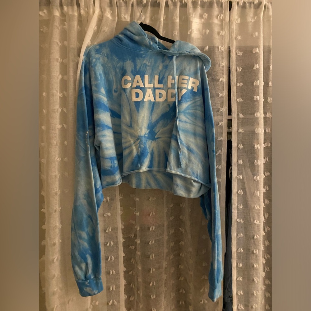 Call Her Daddy Cropped hoodie